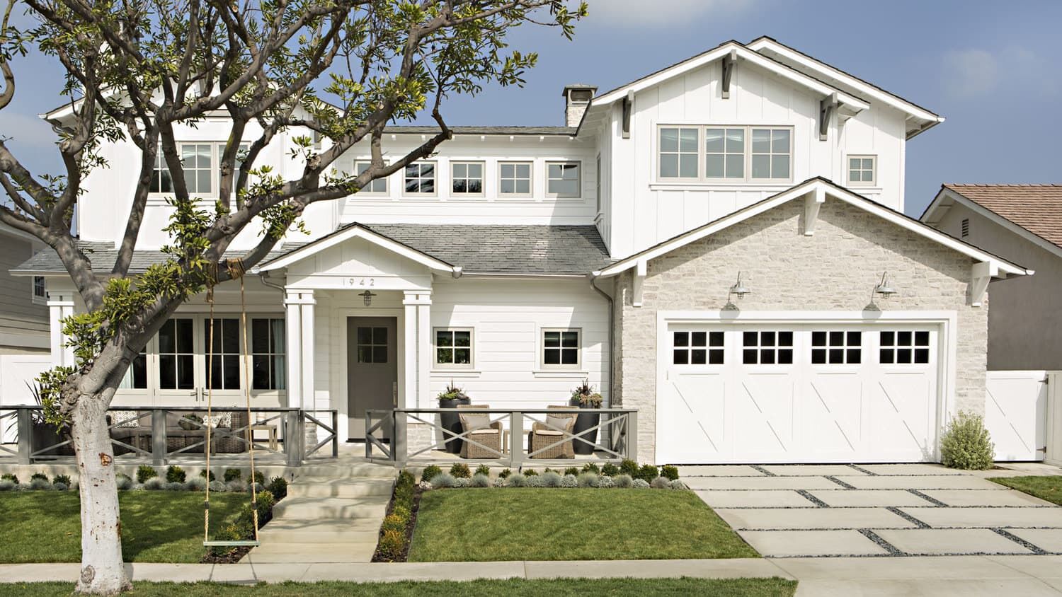 Beautiful modern home with professionally installed roof